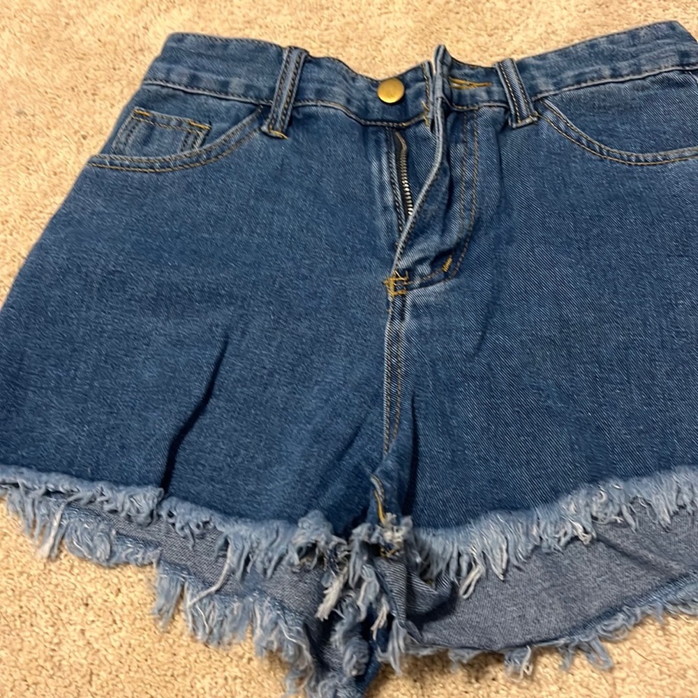 SHEIN cutoff shorts